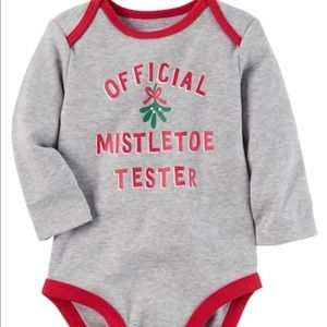 Carter’s 12 month onesie bodysuit unisex Christmas